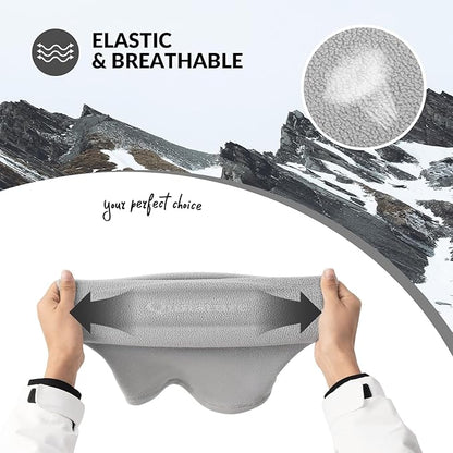 Qunature Winter Neck Warmer Ski Tube Šála Fleece Silný větruodolný Prodyšný tepelný šátek ke krku Ženy a muži pro outdoorové sporty Lyžování Běh Cyklistika Snowboarding