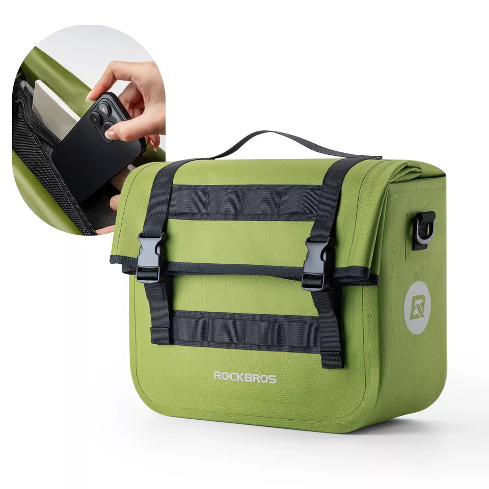 ROCKBROS taška na kolo/moto zavazadla 600D brašna 9-15L vodoodpudivá