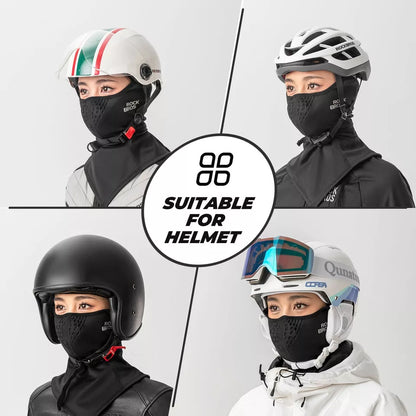 ROCKBROS Winter Half Balaclava E-kolo/kolo/moto maska Fleece Sleep Warm