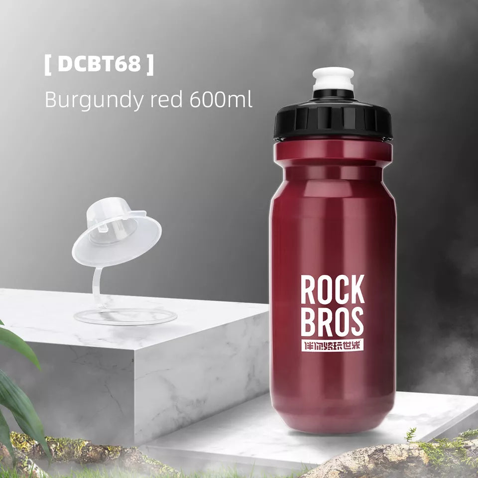 ROCKBROS Cyklistická láhev na vodu 600ml láhev na pití Cyklovací láhev na vodu