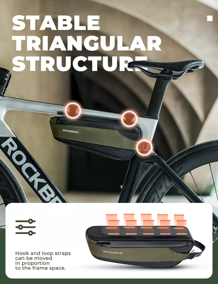 ROCKBROS taška na rám taška na spodní trubku taška na kolo silniční kolo MTB