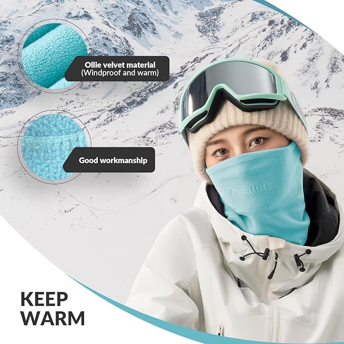 Qunature Balaclava Winter Warm Balaclava Thermal větruodolná lyžařská maska Balaclava pro outdoorové aktivity, jako je cyklistika Motocyklování Snowboarding Lyžování Nákrčník pro ženy/muže Unisex