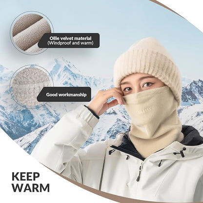 Qunature Balaclava Winter Warm Balaclava Thermal větruodolná lyžařská maska Balaclava pro outdoorové aktivity, jako je cyklistika Motocyklování Snowboarding Lyžování Nákrčník pro ženy/muže Unisex