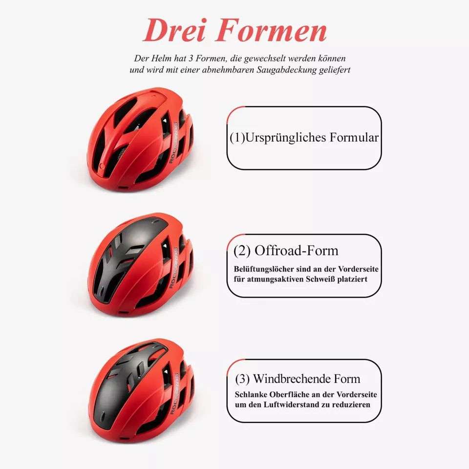 Cyklistická přilba ROCKBROS cyklistická přilba s odnímatelným magnetickým krytem přilba MTB
