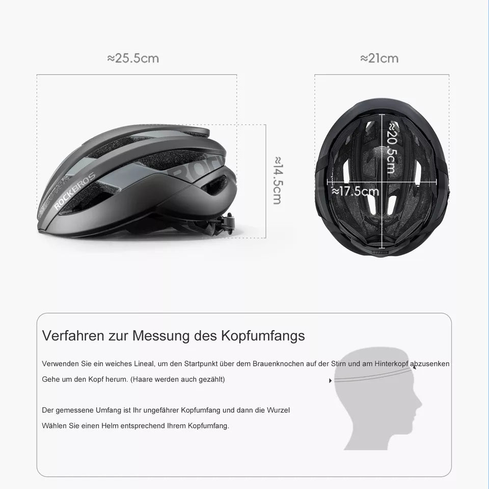 ROCKBROS cyklistická helma cyklistická helma unisex ochranná helma pro helmu na horské kolo silniční