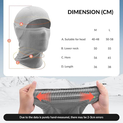 Qunature Balaclava Zimní lyžařská maska Balaclava Lyžařská Motocyklová maska Ženy/Muži Hřejivá větruodolná Prodyšná kukla pro outdoorové sporty Lyžování Snowboarding Cyklistika