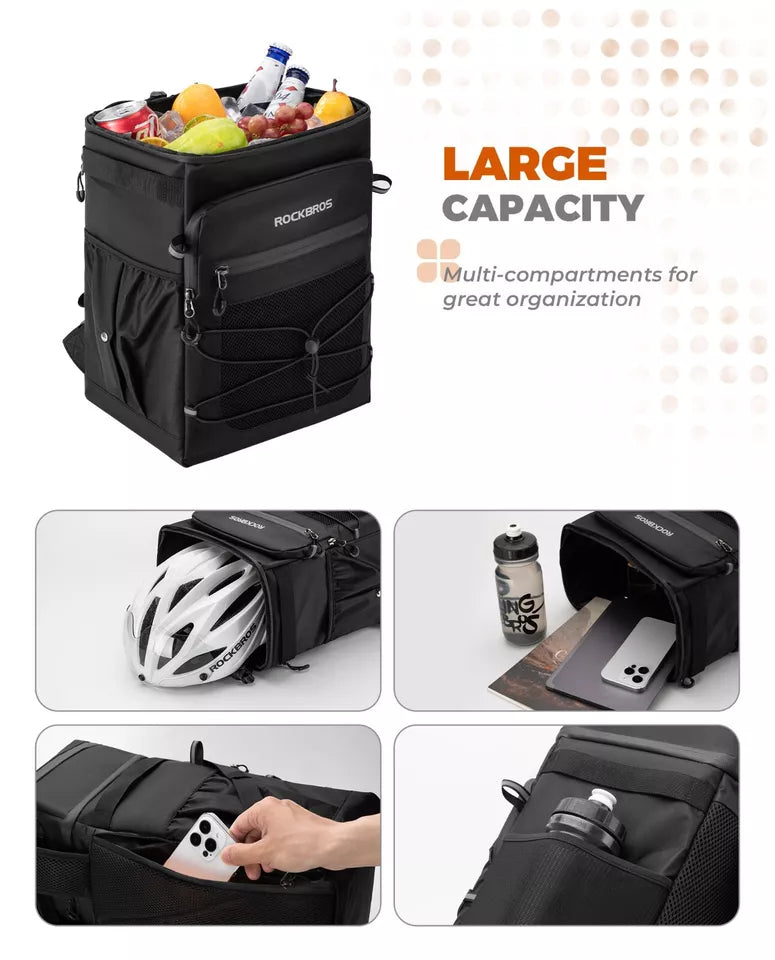 ROCKBROS Odnímatelný batoh Multifunkční batoh 3,5+14L Outdoor Travel