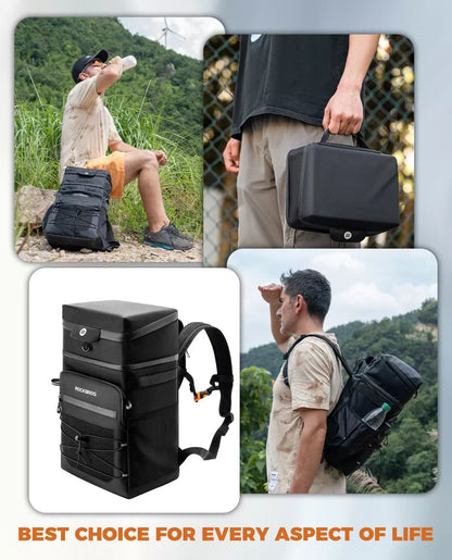 ROCKBROS Odnímatelný batoh Multifunkční batoh 3,5+14L Outdoor Travel