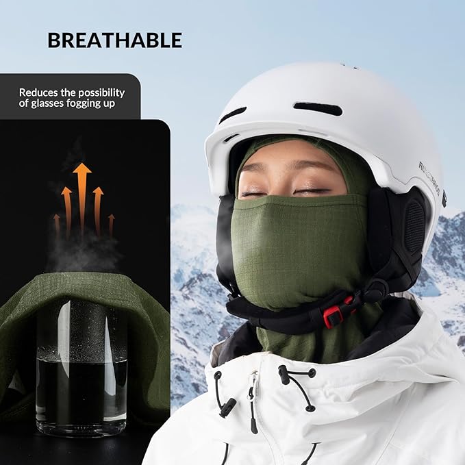 Qunature Balaclava Zimní lyžařská maska Balaclava Lyžařská Motocyklová maska Ženy/Muži Hřejivá větruodolná Prodyšná kukla pro outdoorové sporty Lyžování Snowboarding Cyklistika