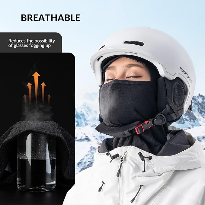 Qunature Balaclava Zimní lyžařská maska Balaclava Lyžařská Motocyklová maska Ženy/Muži Hřejivá větruodolná Prodyšná kukla pro outdoorové sporty Lyžování Snowboarding Cyklistika
