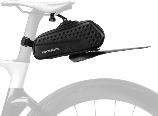 Sedlová brašna ROCKBROS pevná skořepinová cyklistická taška s blatníkem a rychloupínákem