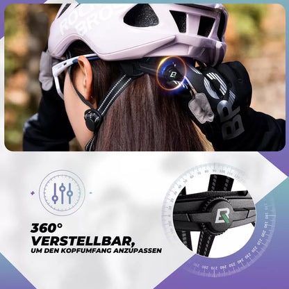 ROCKBROS cyklistická helma silniční cyklistická helma 58-62CM unisex dospělí pro MTB silniční cyklistickou helmu