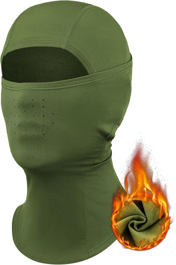 Qunature Balaclava Balaclava Zimní lyžařská maska Větruodolná Prodyšná maska na obličej M/L pro outdoorové sporty Lyžování Cyklistika Snowboarding Motocykl ženy/muži