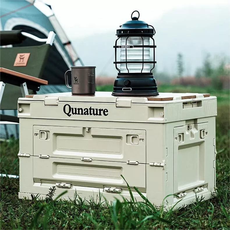 Qunature Camping Box Skládací organizér Camping Box Úložný box 26/55/60L
