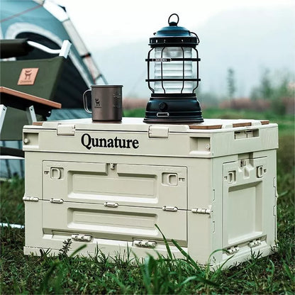 Qunature Camping Box Skládací organizér Camping Box Úložný box 26/55/60L