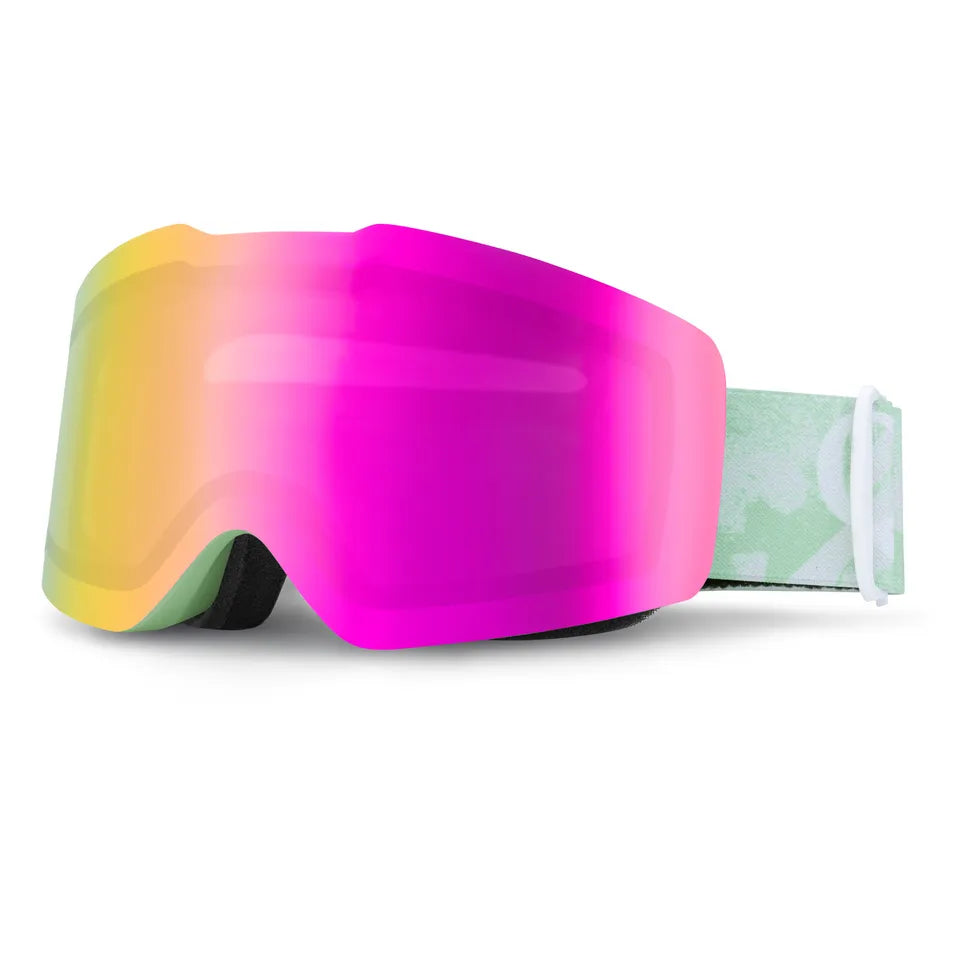 Bezrámové lyžařské brýle Qunature Snowboardové brýle UV400 Unisex brýle proti zamlžování