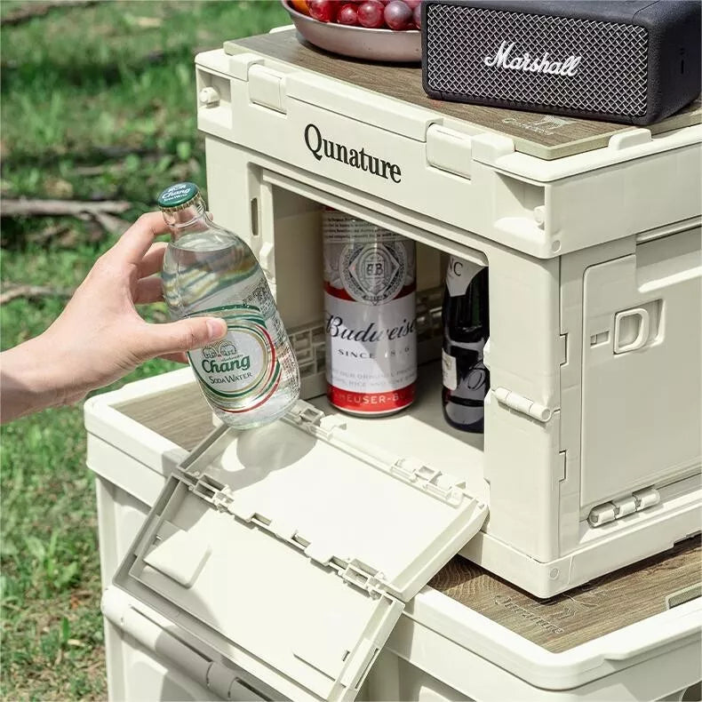 Qunature Camping Box Skládací organizér Camping Box Úložný box 26/55/60L