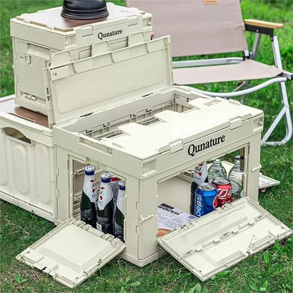 Qunature Camping Box Skládací organizér Camping Box Úložný box 26/55/60L