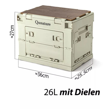 Qunature Camping Box Skládací organizér Camping Box Úložný box 26/55/60L