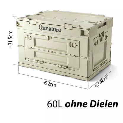 Qunature Camping Box Skládací organizér Camping Box Úložný box 26/55/60L