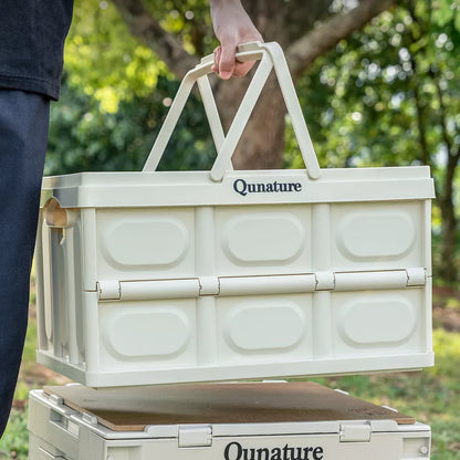Qunature Camping Box Skládací organizér Camping Box Úložný box 26/55/60L