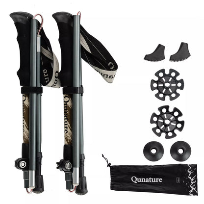 Turistické hůlky Quature turistické hůlky 7075 hliníkové 130cm
