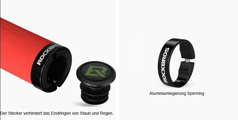 ROCKBROS BT1001 gripy na řídítka gripy na kolo ultralehké protiskluzové