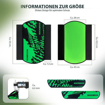 Ochrana laku pro integrovanou baterii rámu elektrokola, ochrana před chladem, ROCKBROS