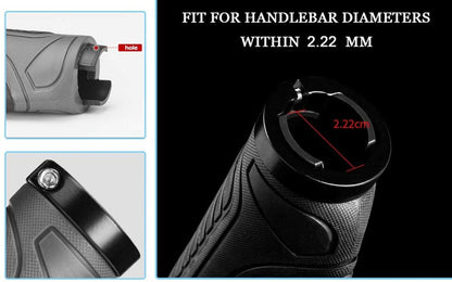 ROCKBROS Ergonomické rukojeti řídítek jízdního kola Protiskluzové 22 mm