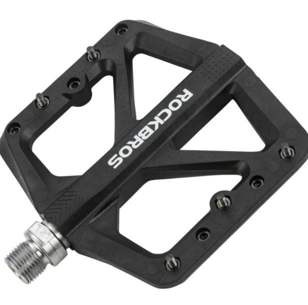 ROCKBROS cyklistické nylonové pedály Protiskluzové MTB ploché pedály 9/16 palcový 3 utěsněná ložiska