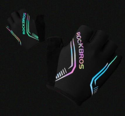 Cyklistické rukavice ROCKBROS půlprstové rukavice PU+SBR dámské/muži cyklistické