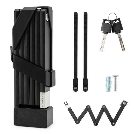 Skládací zámek na kolo s držákem ROCKBROS