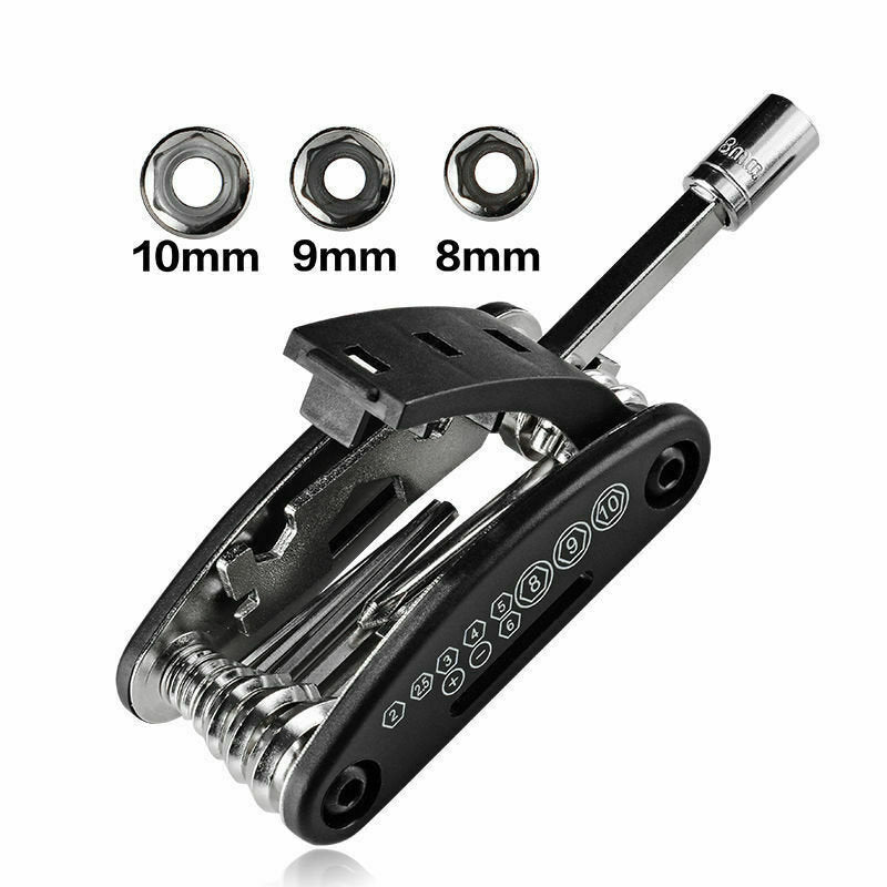 Funkční skládací nástroj ROCKBROS GJ1601 Bicycle Multi 16v1