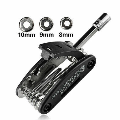Funkční skládací nástroj ROCKBROS GJ1601 Bicycle Multi 16v1