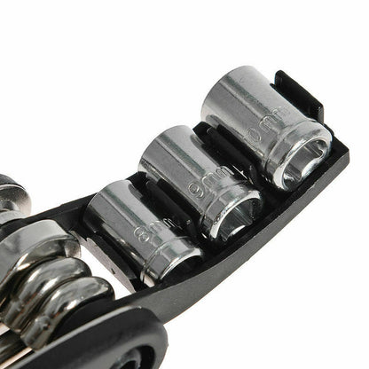 Funkční skládací nástroj ROCKBROS GJ1601 Bicycle Multi 16v1
