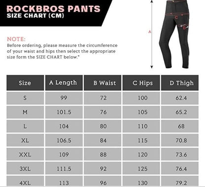 Pánské cyklistické kalhoty ROCKBROS, prodyšné dlouhé cyklistické kalhoty, běžecké kalhoty pro outdoorové sporty