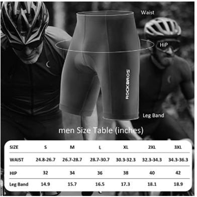 Dámské a pánské cyklistické šortky ROCKBROS, prodyšné, elastické, rychleschnoucí s 3D polstrováním sedadel