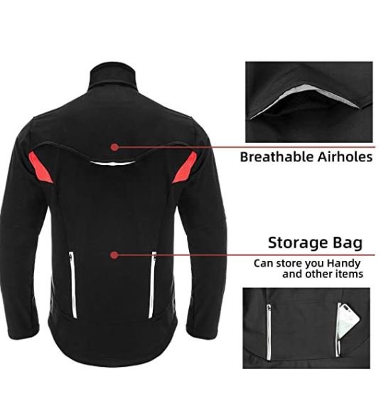 ROCKBROS YPW021 zimní bunda pánská cyklistická bunda nepromokavá větrovka M-4XL