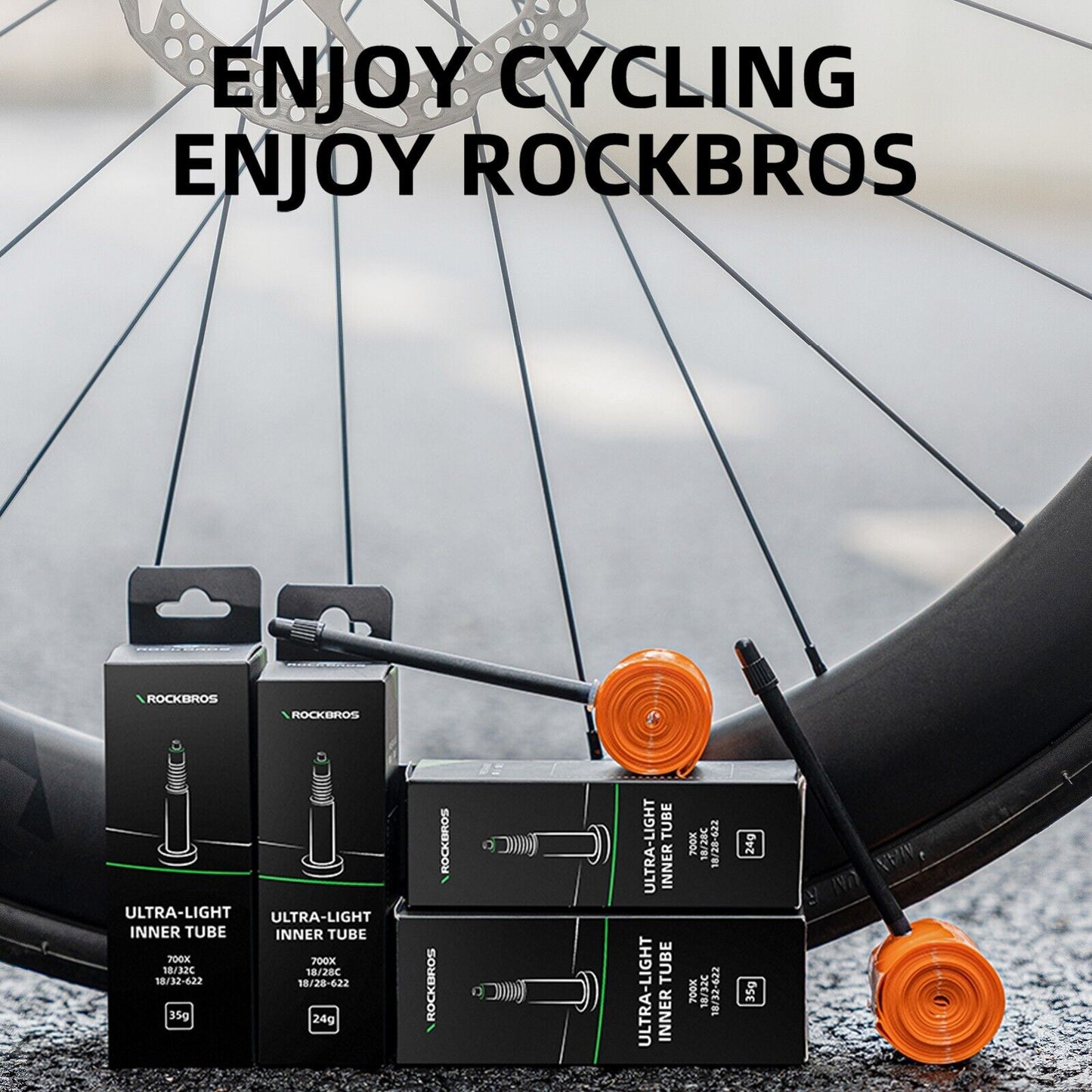 ROCKBROS duše na kolo 700 x 18-32C 35g TPU Presta ventil silniční kolo