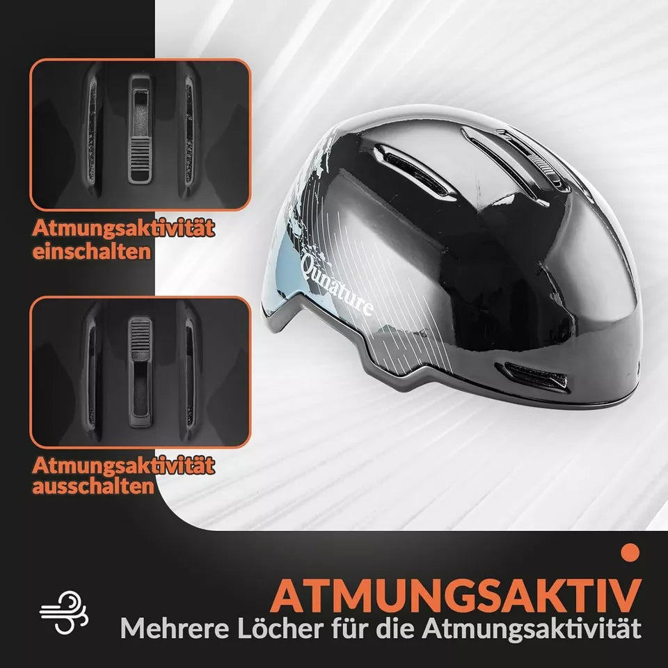 Snowboardová/lyžařská helma Quanature s chrániči sluchu snowboardová helma pro ženy a muže 54-61cm