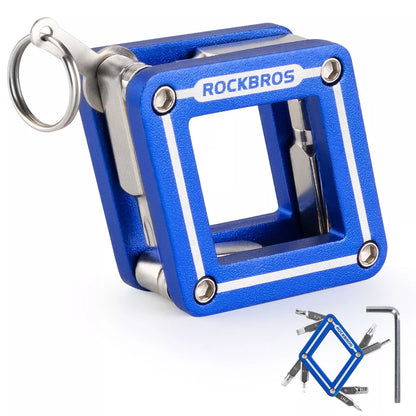 ROCKBROS cyklistické multifunkční nářadí 8v1 oprava skládacího nářadí oprava