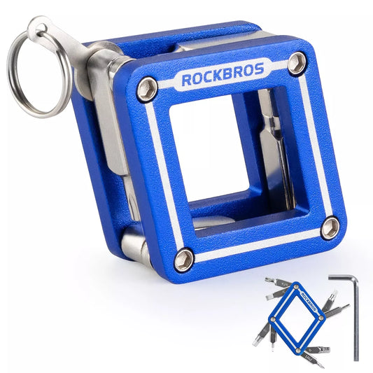 ROCKBROS cyklistické multifunkční nářadí 8v1 oprava skládacího nářadí oprava