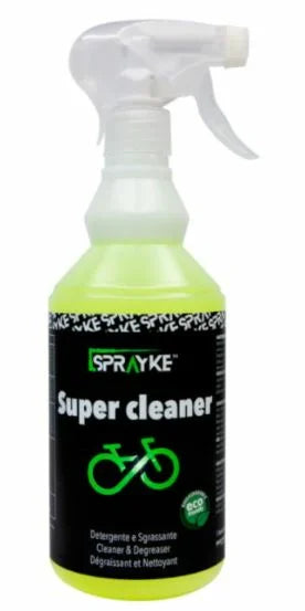 SPRAYKE Super Cleaner odmašťovací a čisticí prostředek na jízdní kola se spouští