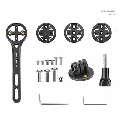 ROCKBROS Cyklistický počítač GPS Adaptér na světlo na kolo GoPro Carbon Fiber
