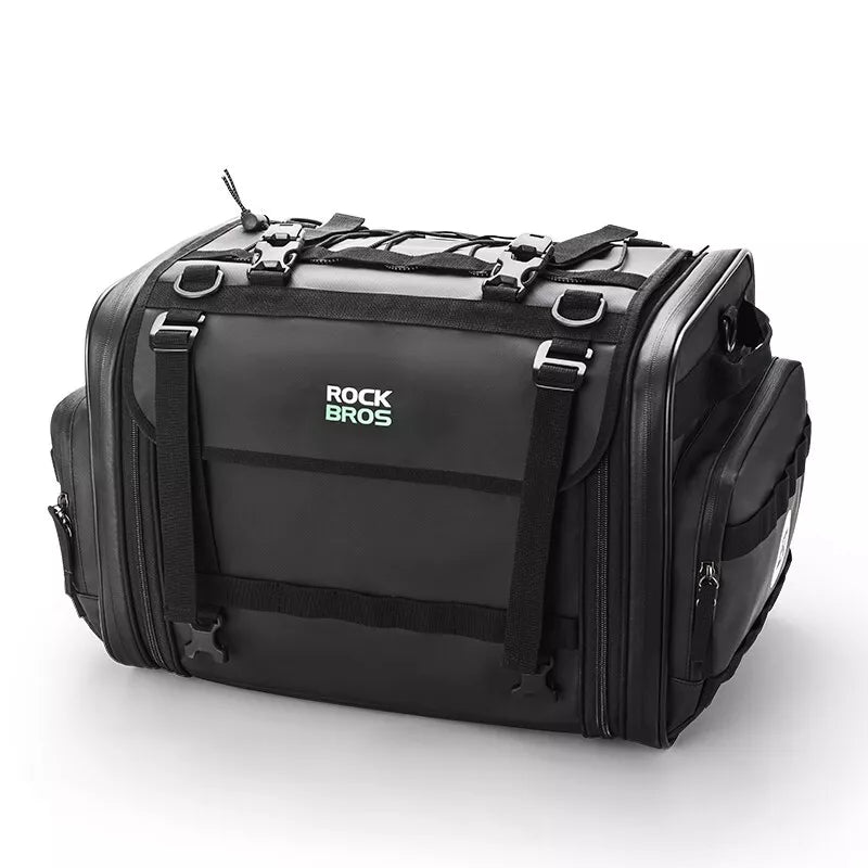 ROCKBROS záďová taška na motorku 50L s pláštěnkou sedací taška PVC vzadu skládací