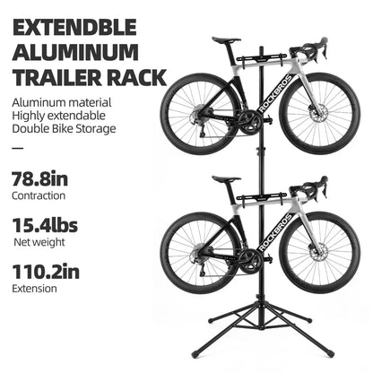 ROCKBROS Bicycle Double Mounting Stand Support Power Repair Stand Nastavitelný