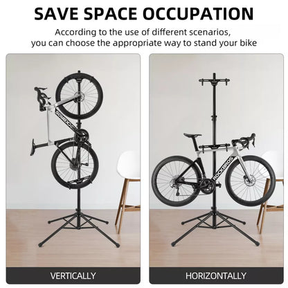 ROCKBROS Bicycle Double Mounting Stand Support Power Repair Stand Nastavitelný