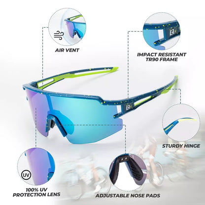 ROCKBROS polarizační/fotochromatické sluneční brýle cyklistické brýle cyklistické UV400 UNISEX