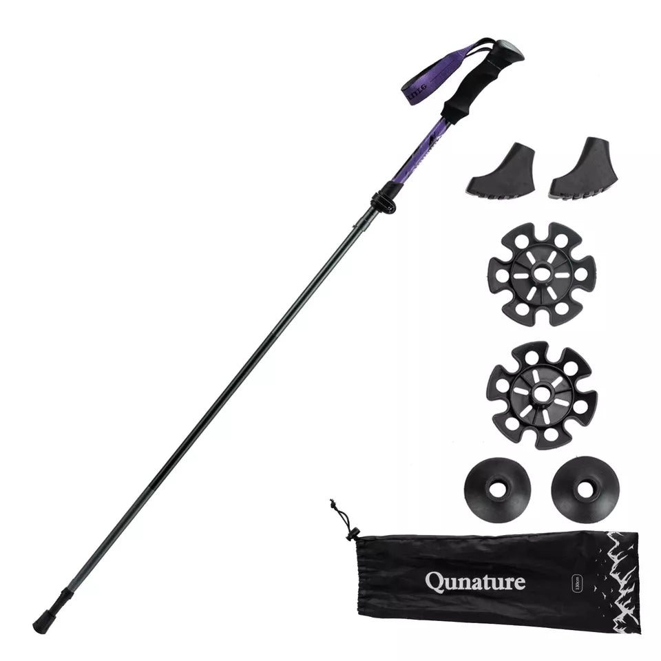 Turistické hůlky Quature turistické hůlky 7075 hliníkové 130cm