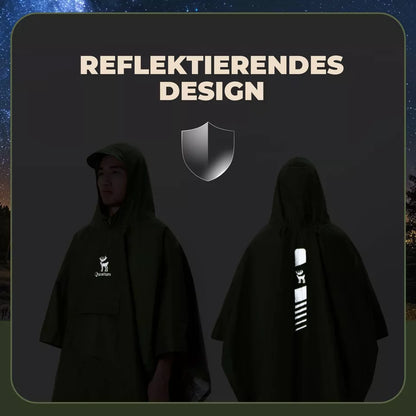Qunature Outdoors Multifunkční Rain Poncho Cyklistické Rain Cape Rain Poncho